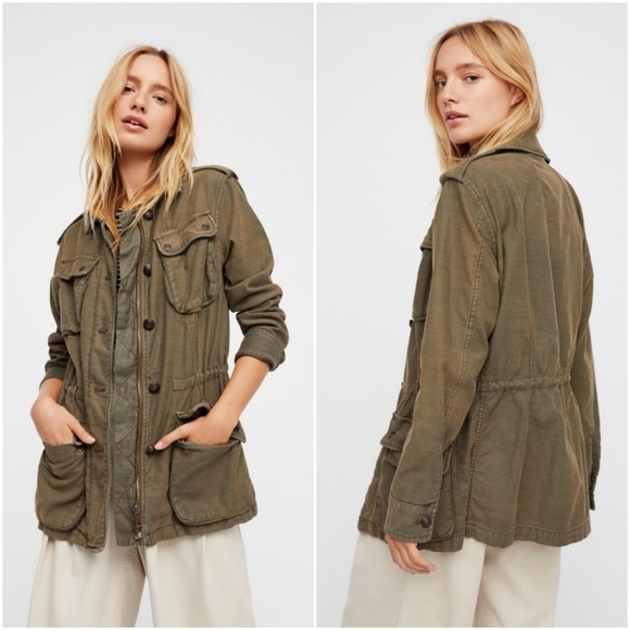 Free People Jackets & Blazers - NWT Free People Not Your Brothers Surplus Jacket